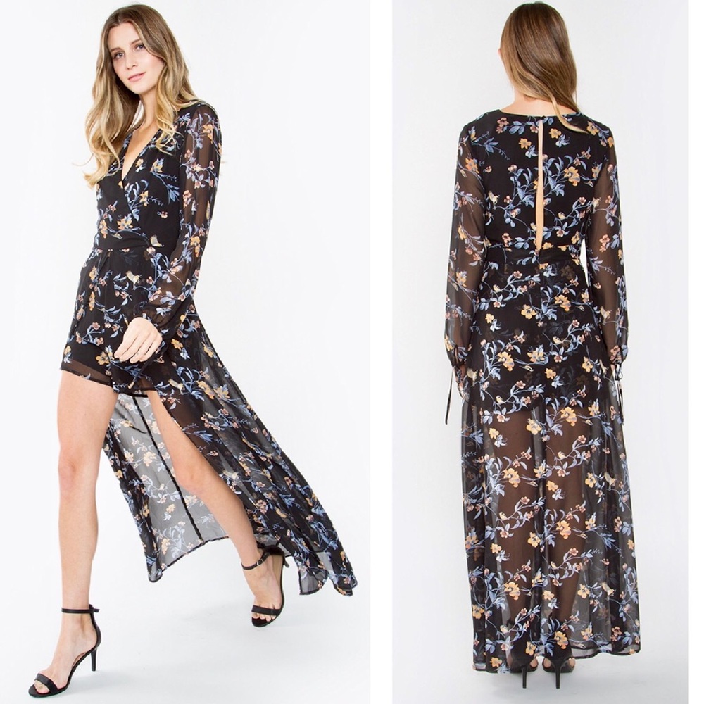 HP | “Marissa” Floral Romper - Picture 2 of 4